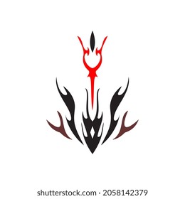vector logo image illustration material for tattoos that are shaped like arrows that are unique and interesting