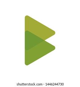 vector logo image letter B