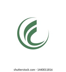vector logo image letter F