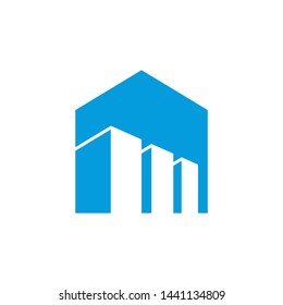 vector logo image letter M