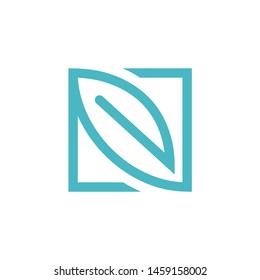 vector logo image letter N