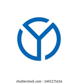 vector logo image letter Y