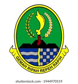 Vector logo for Indonesia's west java province