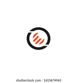 vector logo with the initials "c" which is unique and clean