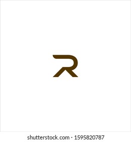 vector logo with the initials "R" suitable for housing brands