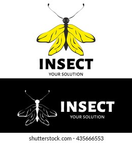 Vector logo insect