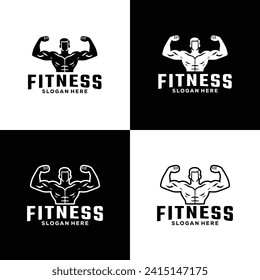 vector logo inspiration for fitness