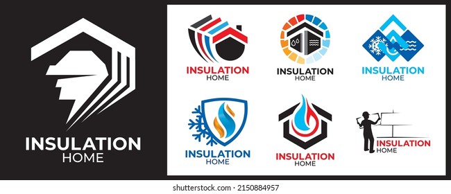 Vector Logo Of Insulation, Protection For Houses