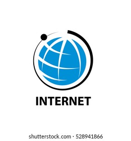 vector logo internet