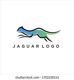 Vector logo of an Jaguar,  tiger panther cheetah vector
on white background