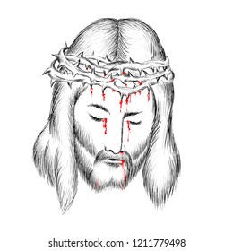 The Vector logo Jesus Christ for T-shirt design or outwear. 