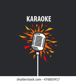 vector logo karaoke