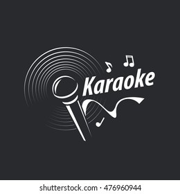 vector logo karaoke