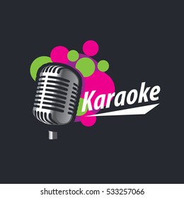 vector logo karaoke