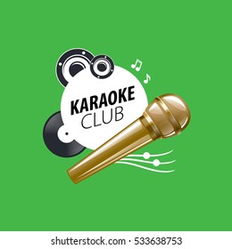 vector logo karaoke