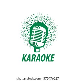 vector logo karaoke