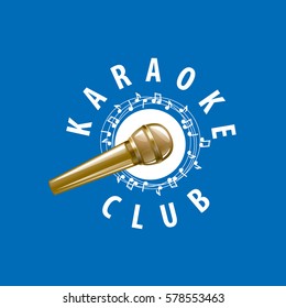 vector logo karaoke