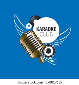 vector logo karaoke