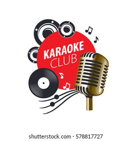 vector logo karaoke