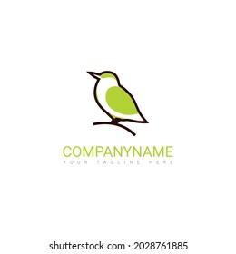 Vector logo kingfisher for company and bussines.