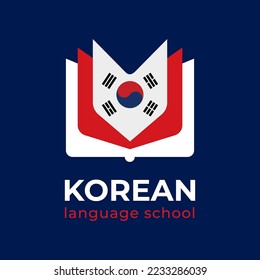 Logo vectorial de la escuela de idioma coreano