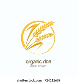 paddy rice logo images stock photos vectors shutterstock https www shutterstock com image vector vector logo label package emblem yellow 724112689