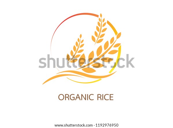 vector logo label package yellow rice stock vector royalty free 1192976950 https www shutterstock com image vector vector logo label package yellow rice 1192976950