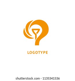 Vector logo lamp