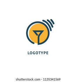 Vector logo lamp