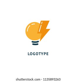 Vector logo lamp