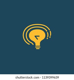Vector logo lamp