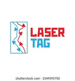 vector logo for laser tag and airsoft