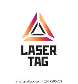 vector logo for laser tag and airsoft
