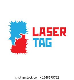 vector logo for laser tag and airsoft
