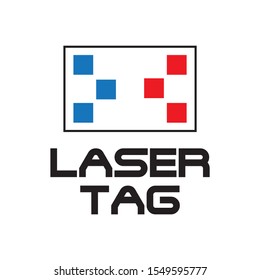 vector logo for laser tag and airsoft