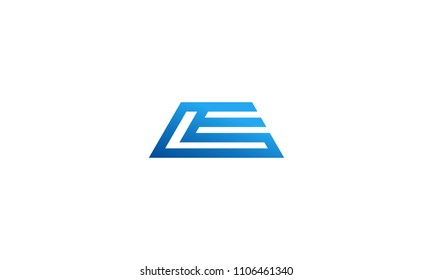 vector of logo LE