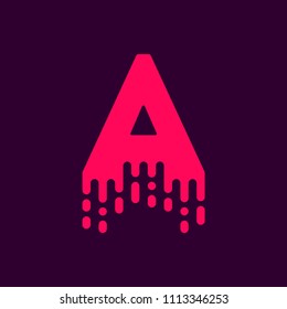 Vector Logo Letter A. A Letter Design Vector
