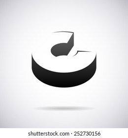 Vector logo for letter C design template