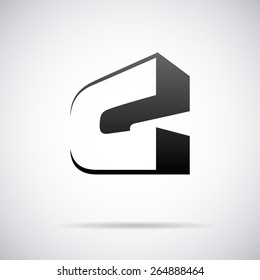 Vector logo for letter C design template