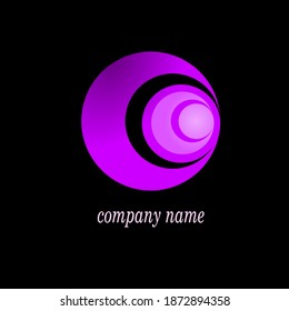 logotipo vectorial con símbolo de letra c y forma redonda. adecuado para cualquier logotipo o símbolo moderno de empresa o institución