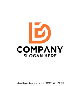 Vector Logo Letter D icon set