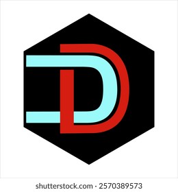 Vector Logo of letter D for product name or company name