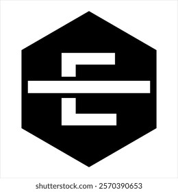 Vector Logo of letter E for product name or company name