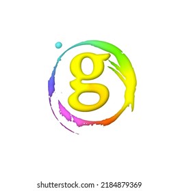 Vector logo with letter G