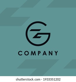 Vector logo letter G company