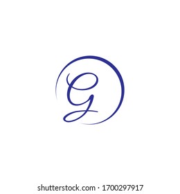 Logotipo vectorial para la plantilla de diseño de letras G.Hermoso diseño de Logotipo Minimalista para marca,Diseño de identidad elegante.
