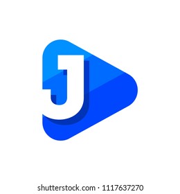 Vector Logo Letter J. J Letter Design Vector