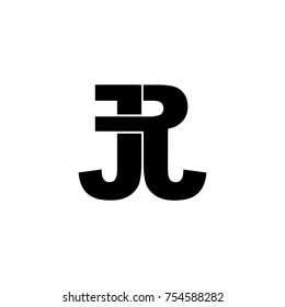 vector logo from the letter j and r