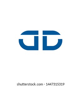 vector logo letter J real estate