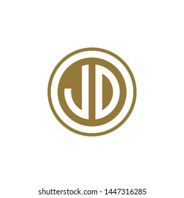 vector logo letter J real estate